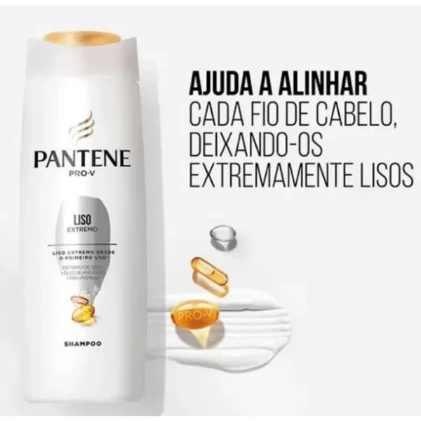 Shampoo Pantene Pro-V Liso Extremo - 175ml - Image 3