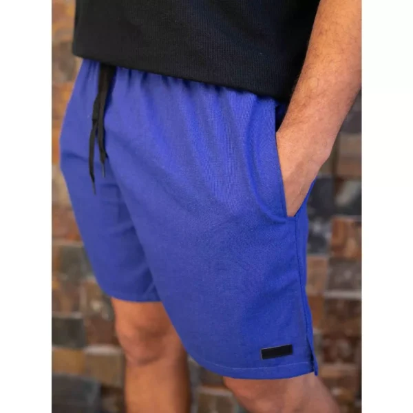 Short Linho Masculino com Bolso Faca Discreto e Elástico na Cintura - Image 4