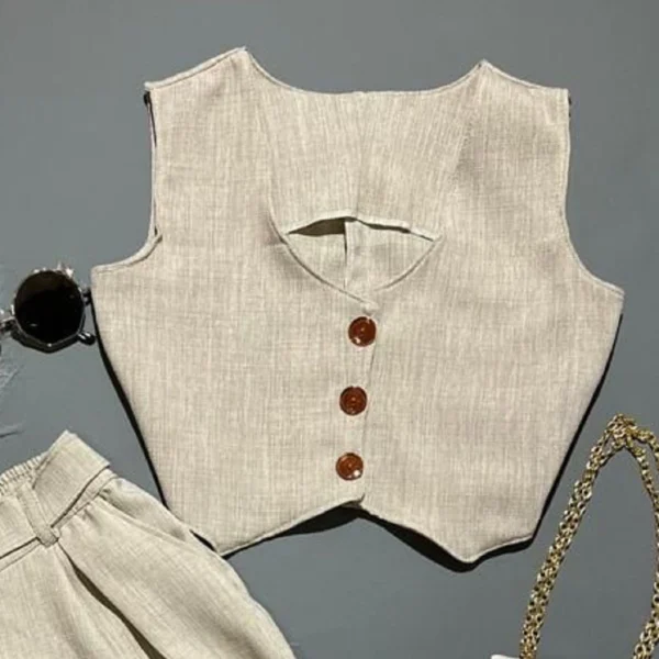 Conjunto Calça Colete e Cinto Infantil Menina Blogueirinha - Image 5