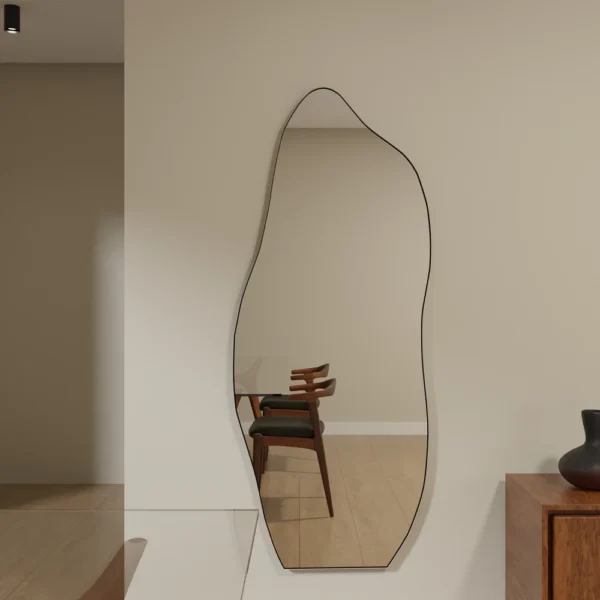 Espelho Orgânico Moldura Em Couro 150cm 170cm Corpo Inteiro - Image 2