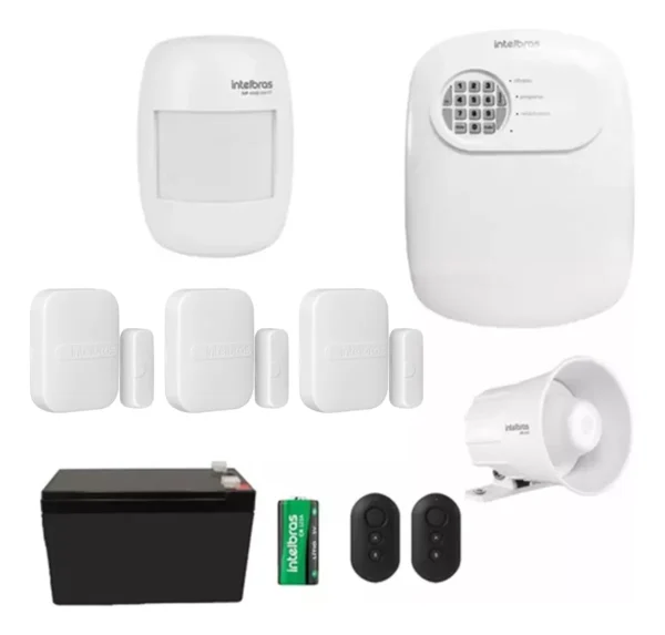 Alarme Anm 24 Net Sensor E Acessórios Intelbras Com Bateria