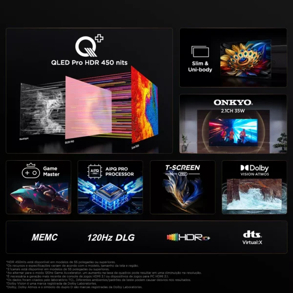Tcl Smart Tv Advanced 4k Qled Pro 65 - Image 4