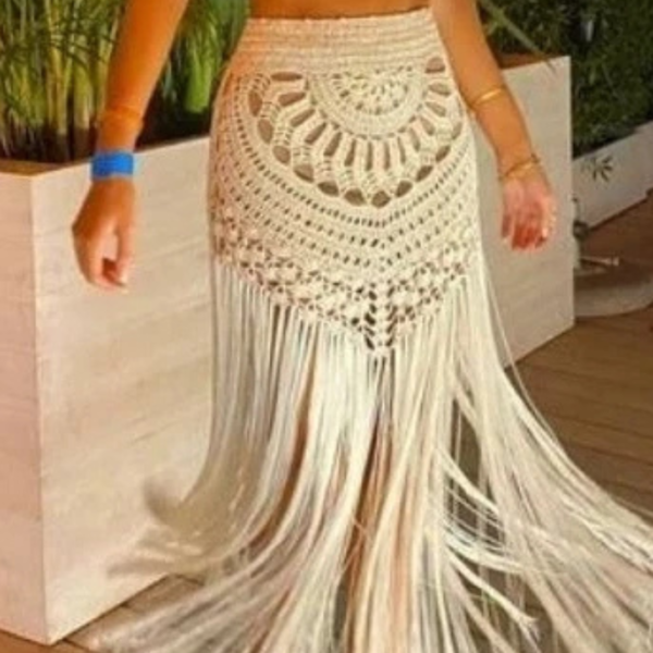 Conjunto de crochê ano novo luxo - Image 2