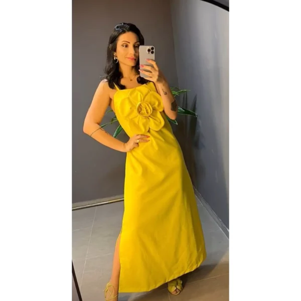 Vestido longo flor - Image 6