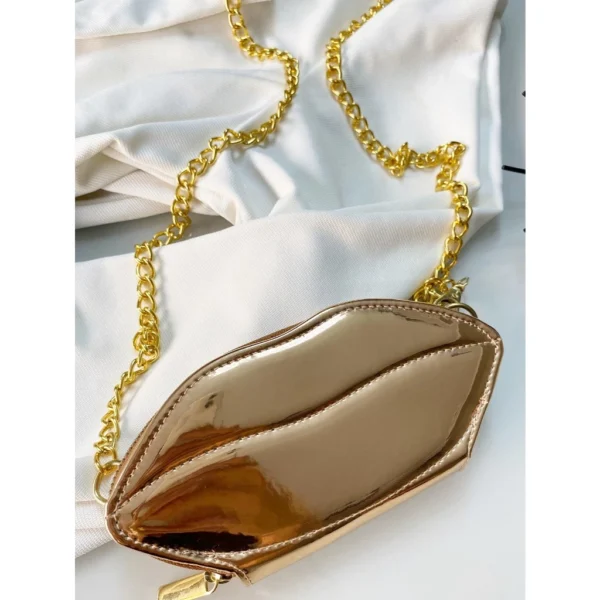 Bolsa pequena Mini Bag Boca metalizada Lançamento