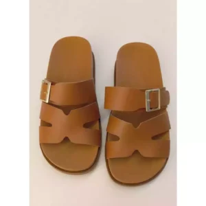 SANDÁLIA FEMININA BIRKEN FLATFORM COM FIVELA