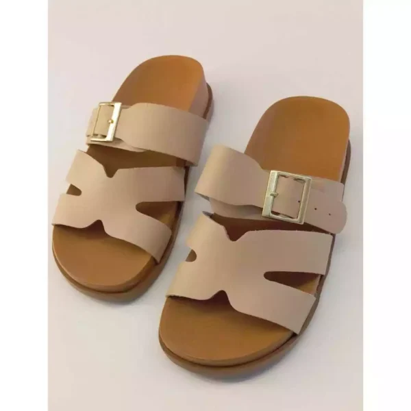 SANDÁLIA FEMININA BIRKEN FLATFORM COM FIVELA - Image 3