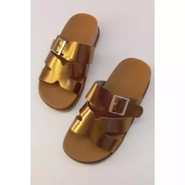 SANDÁLIA FEMININA BIRKEN FLATFORM COM FIVELA - Image 4