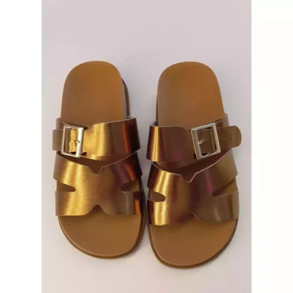SANDÁLIA FEMININA BIRKEN FLATFORM COM FIVELA - Image 5