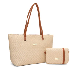 Kit Bolsa Grande de Praia Mais Bolsa Pequena