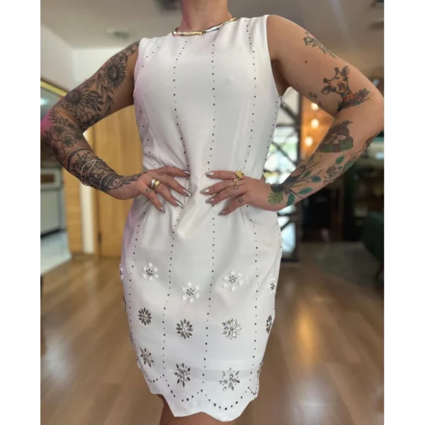 Vestido MIDI com pedrarias - Image 3