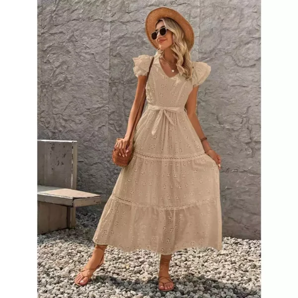 Vestido longa leise maga princesa com forro(F2022-16) - Image 3