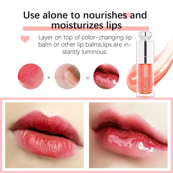 Batom/Brilho Labial Com Alto Espelho-5 Cores - Image 2