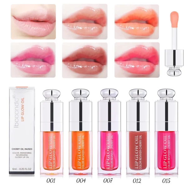 Batom/Brilho Labial Com Alto Espelho-5 Cores - Image 3
