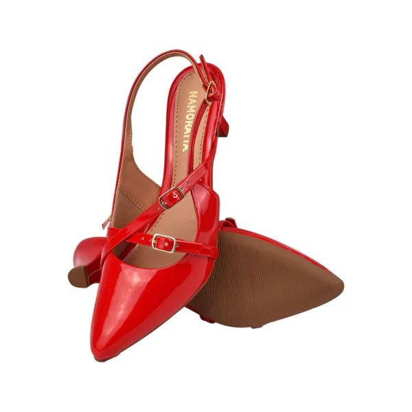 Sofisticação Apurada: Scarpin com Duas Fivelas Delicadas - Image 2