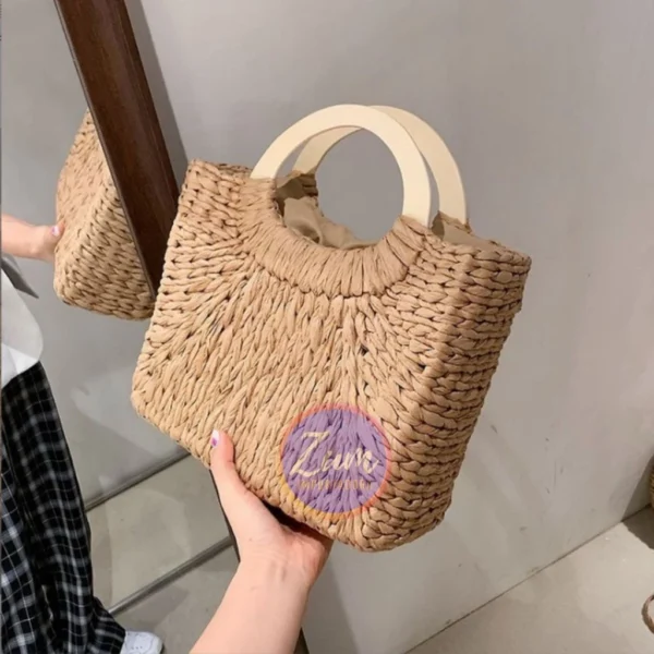 Bolsa de Praia Elegante Feminina Verão Moda praia Blogueira - Image 2
