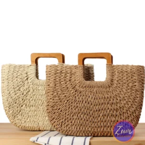Bolsa Feminina de Palha Grande Bolsa de Praia
