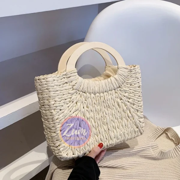 Bolsa de Praia Elegante Feminina Verão Moda praia Blogueira - Image 4