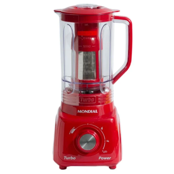 Liquidificador Mondial com Filtro L-99-FR 500W 2,2L Vermelho 127V - Image 3