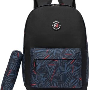 Kit Mochila Masculina + Estojo Ferrazzi Casual Reforçada Espaçosa
