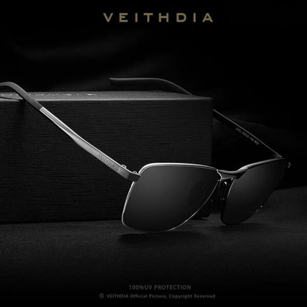 VEITHDIA Óculos de sol polarizados 100% proteção UV 2462 - Image 4