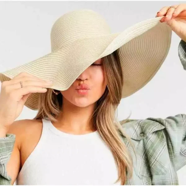 Chapéu Praia Aba Larga Flexível Moda Verão - Image 3