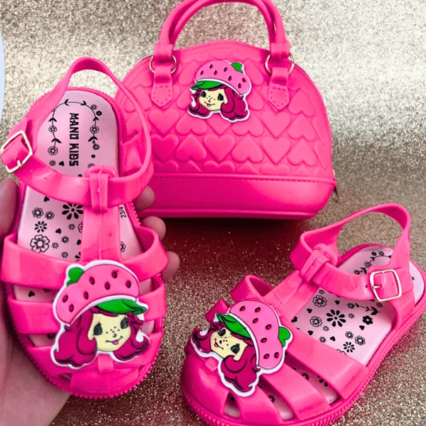 Kit Sandália e Bolsa Menina Blogueira Macia - Image 4