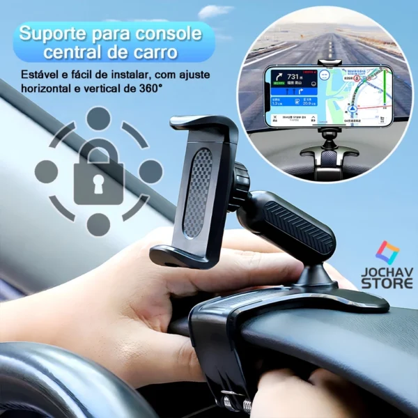 Suporte Para Celular Carro Painel Universal - Image 7