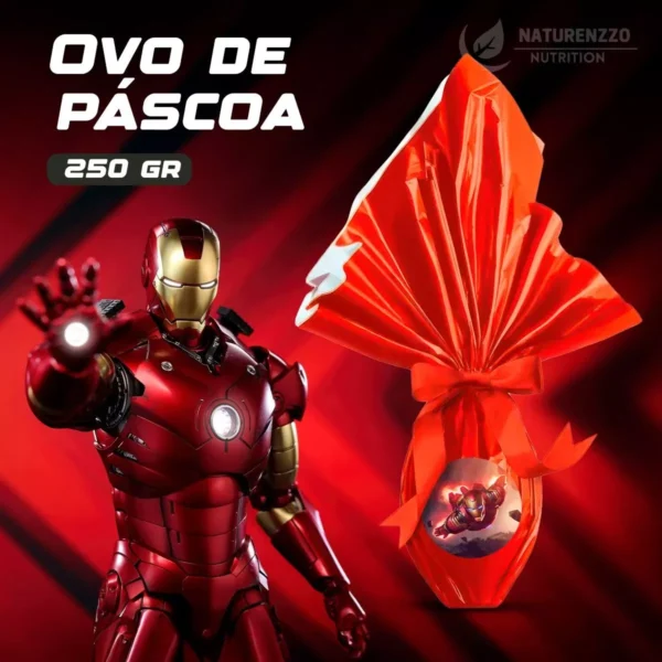 Kit Ovo De Páscoa 250g Homem Aranha Boneco 22cm Luva Lanca - Image 2