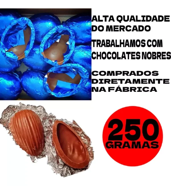 Kit Ovo Da Páscoa Chocolate + Fone De Ouvido Gatinha Bluetot - Image 3