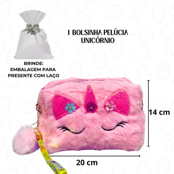 Kit Ovo De Páscoa Unicórnio 250gr + Bolsa Unicórnio Meninas - Image 5