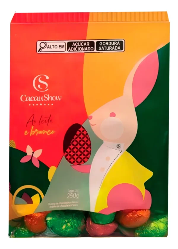 Pack Mini Ovinhos ao Leite Cacau Show Páscoa 250g - Image 2
