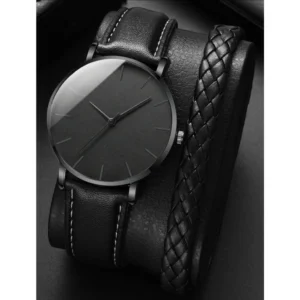 Moda Cinto De Genebra Relógio Homem+ Pulseira de Couro
