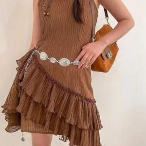 Cinto de Corrente Boho Vintage Elegante