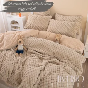 Coberdrom Casal Queen Premium Pelo de Coelho