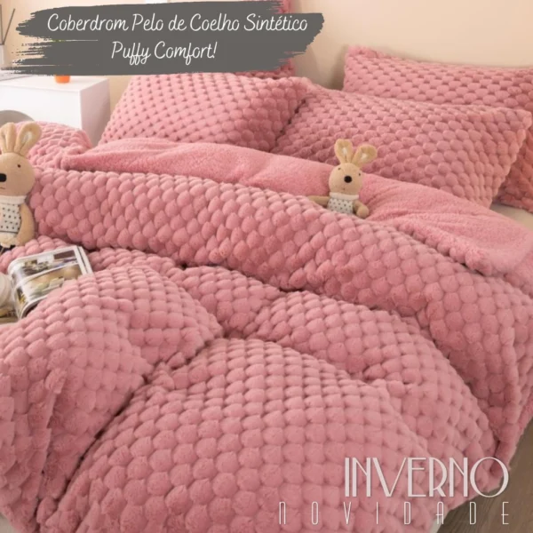 Coberdrom Casal Queen Premium Pelo de Coelho - Imagem 3