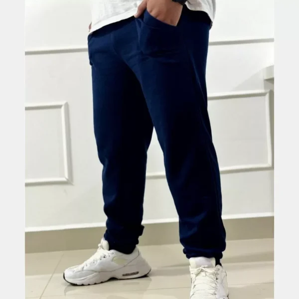 Kit 3 Calça Moletom Masculina Com Punho E Elástico - Imagem 4