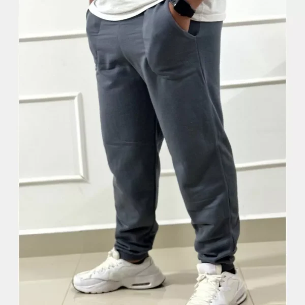 Kit 3 Calça Moletom Masculina Com Punho E Elástico - Imagem 3