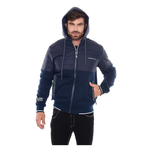 Blusa De Moletom Masculina Com Zíper - Imagem 3