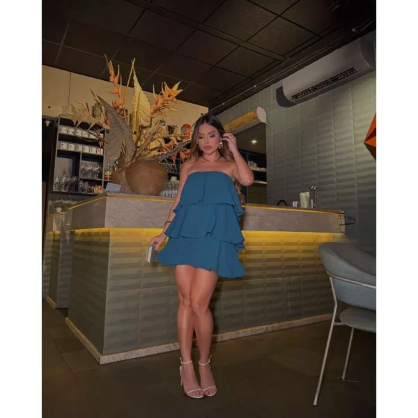 Vestido Feminino Tomara que caia - Moderno e Fashion - Imagem 3