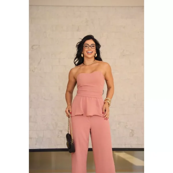 Conjunto Calça Pantalona com Blusa - Imagem 2