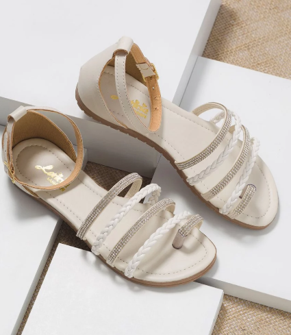 Sandália Rasteira Feminina Tira Trançada - Imagem 4