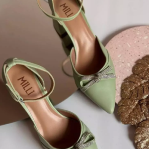 Sandália Scarpin Salto Medio